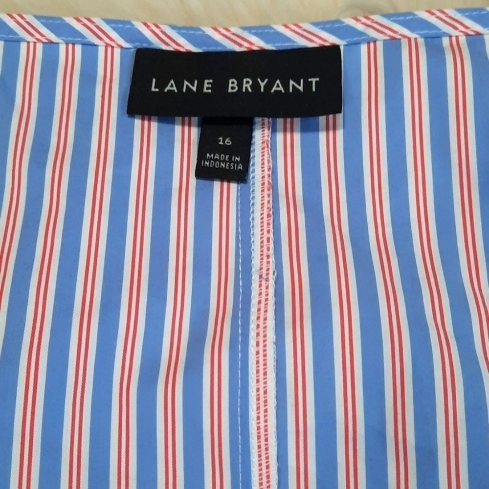 Lane Bryant Striped Tank Top - Picture 2 of 4